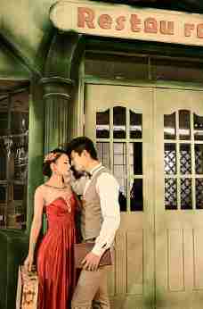 复古情侣婚纱摄影图片