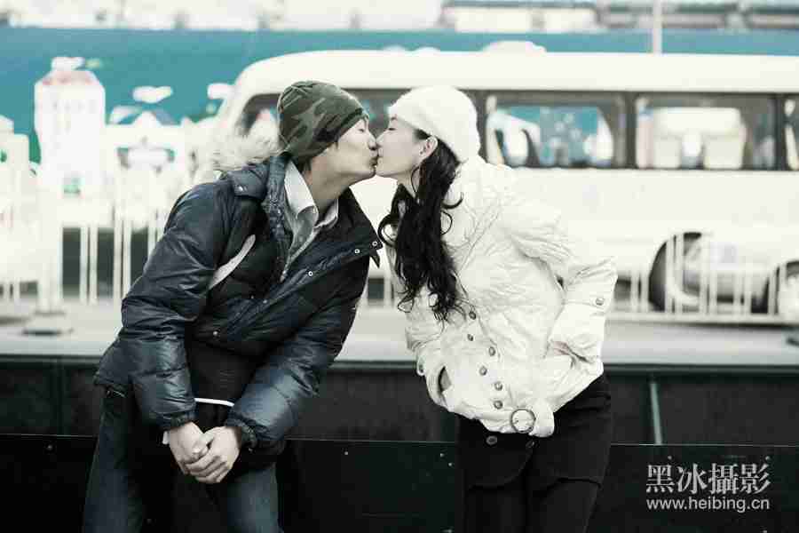 英伦复古情侣照