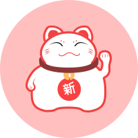日式和风复古可爱卡通招财猫学生短袖t恤宽松情