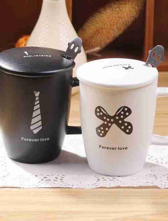 创意陶瓷情侣杯子马克杯