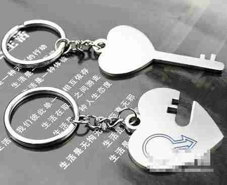 创意情侣钥匙扣情人节想不赚都难图