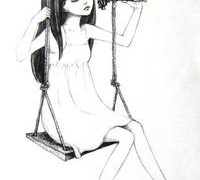 手绘微信头像女生安安分分一起老