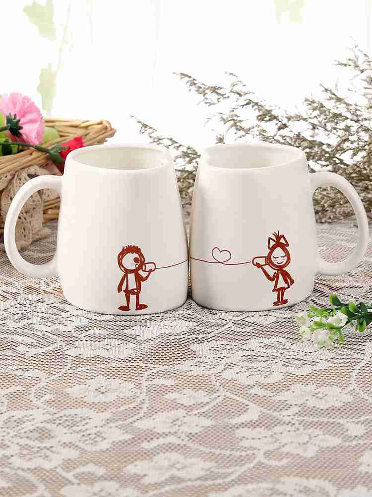 创意心形浪漫情侣对杯促