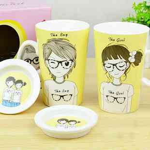 创意陶瓷杯子水杯