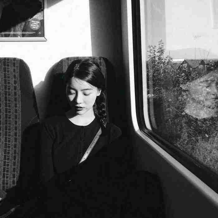 伤感|女图|女头|黑白