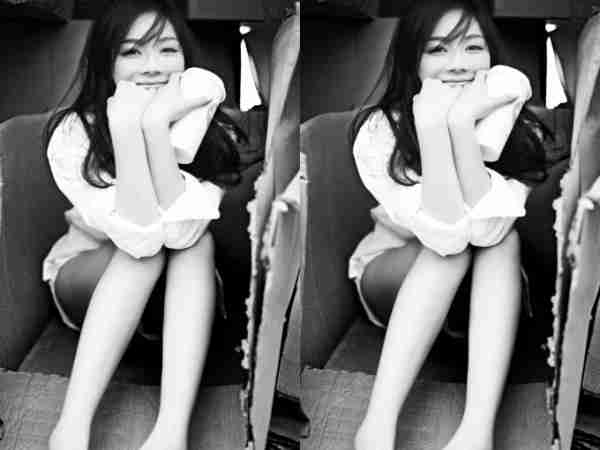 袁姗姗黑白大片