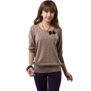 牧园恋人v领打底衫