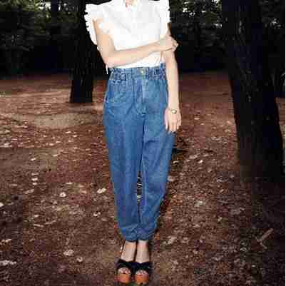 文艺气息的圆点阔腿裤