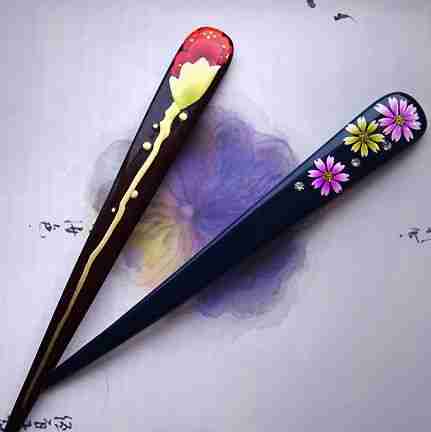 古典流苏簪子步摇盘发