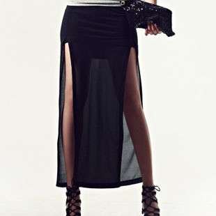 复古大格子的露腿设计