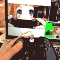 成为二次元美少女主播