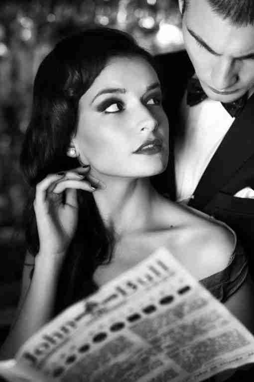 黑白欧美情侣图