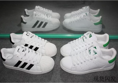 何涛的商城产品评论情侣贝壳鞋黑白板鞋情侣贝壳