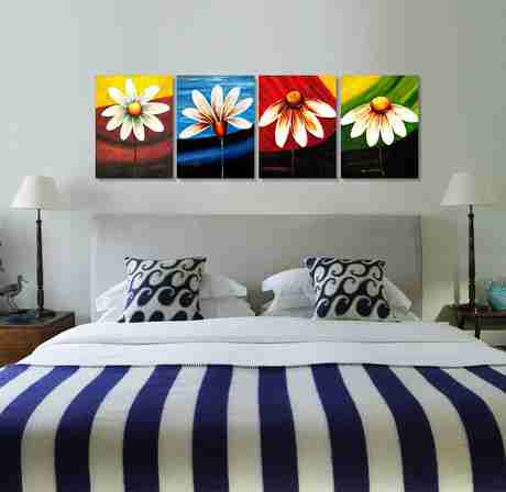 黑白情侣沙滩沙发背景墙画客厅现代装饰画壁画无框画