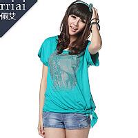 性感红唇美女印花头像