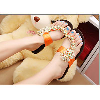 平底凉拖套趾单眼皮小