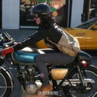 微信头像机车女汉子