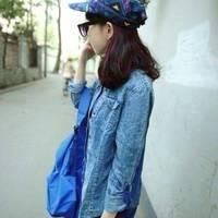 侧面的哦女生头像