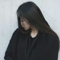 侧颜控女生头像