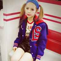 原宿风女孩微信头像开朗的原宿风女孩