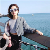 性感美女头像侧面长发