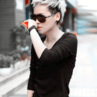 帅男个性微信头像幸福的帅男