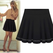 复古欧美修身牛仔裙夏开叉a字裙包臀裙子