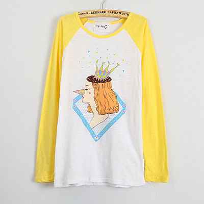 上衣卡通女皇冠