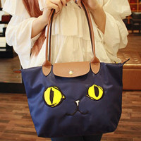 手拎包防水简约女布包a