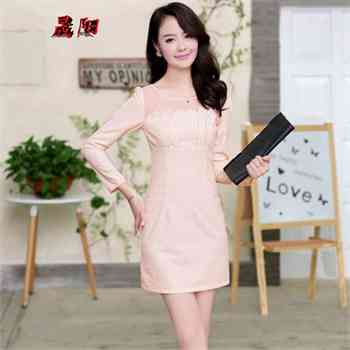 袖时尚简约女装连衣裙