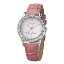 钻镶边优雅气质简约女表