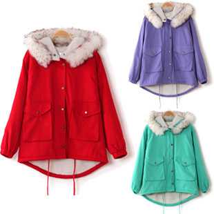 多图大衣女羊羔毛