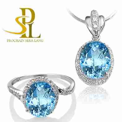 玉女吊坠耳环套装