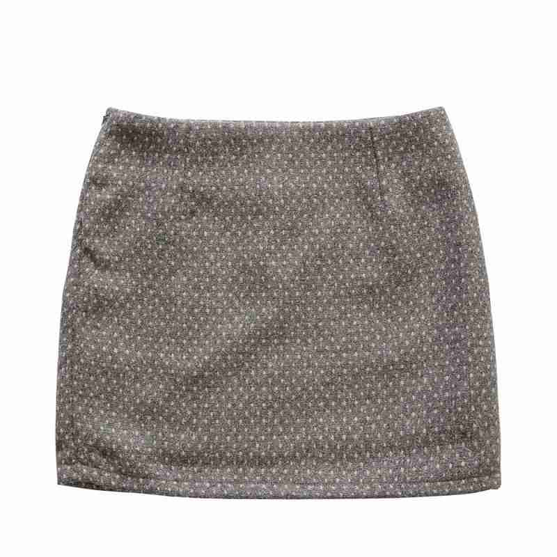 春夏季半身裙a字裙毛呢裙子打