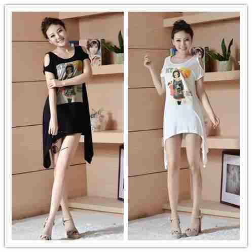 男士圆领卡通短袖