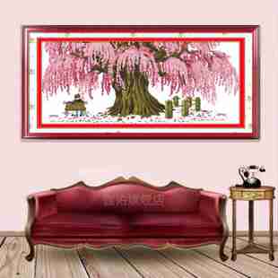 精准印花十字绣守望幸福