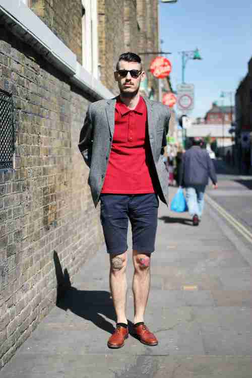 欧美潮男街拍图片