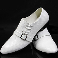 英伦尖头皮鞋流行男式鞋潮流鞋