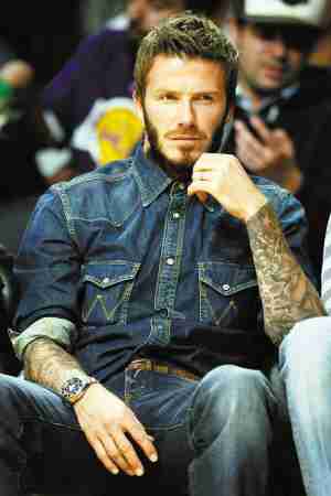 贝克汉姆穿衣经帅气男人味