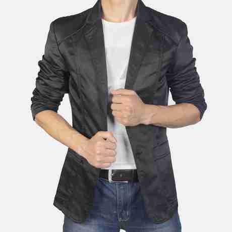 修身气质哦修身休闲西装西服