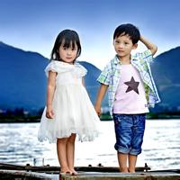 微信头像情侣萌孩子