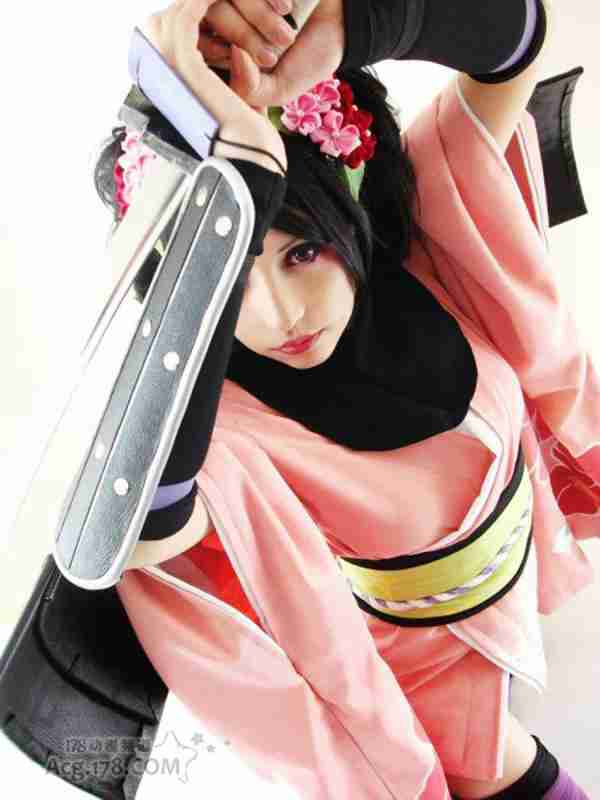 可爱游戏女主角百姬cos