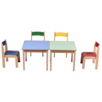 幼儿写字桌游戏桌环保结实小方桌