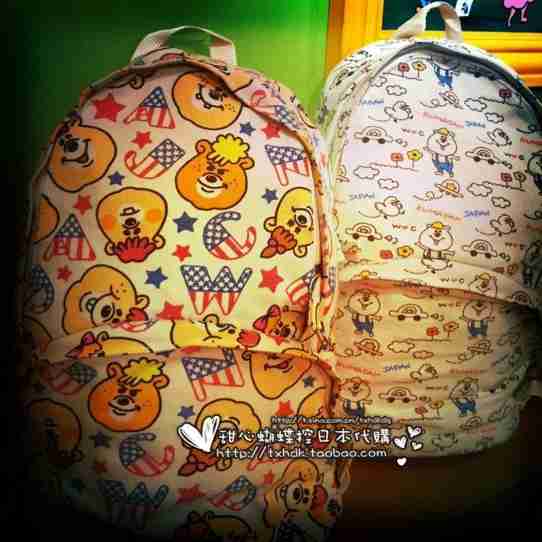 双肩包进口男女共用情侣