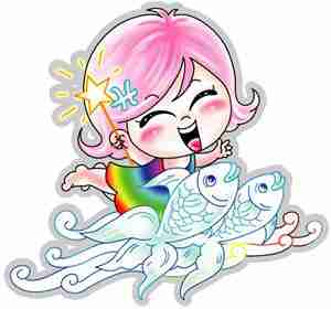 微信十二星座双鱼座头像