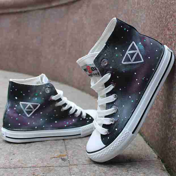 海报壁饰夜光星空地图