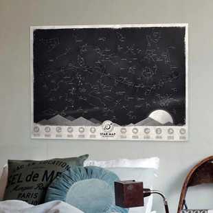 夜光星空星座地图