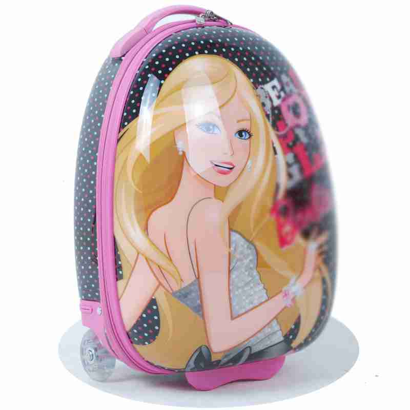 旅行箱金发女孩