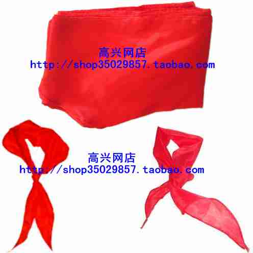金发红领巾男孩图案