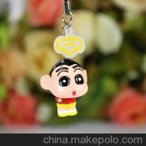 唯美闪钻老式电话机钥匙挂坠